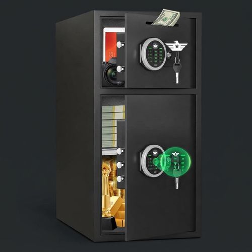Luzfuego 6 cu ft Drop Safe, Dual Door With Deposit Slot