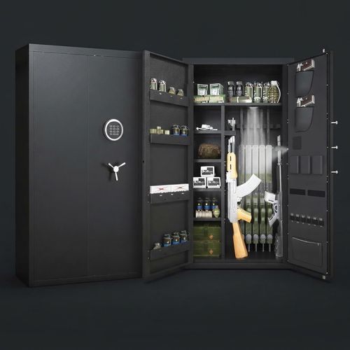 Luzfuego 30-40 Double-Door Gun Cabinet, Digital Keypad