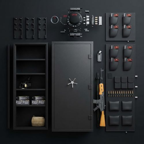 Luzfuego 20-25 Gun Cabinet, 52-Inch Unassembled